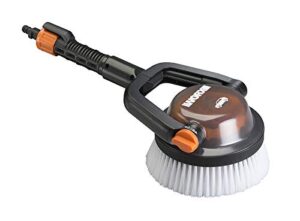 worx hydroshot adjustable automotive power scrubber, quick snap connection - wa1820 (soft bristles)