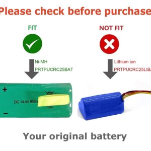 Areotek Replacement Battery for Pyle Pure Clean Smart Vacuum Cleaners (PRTPUCRC25)