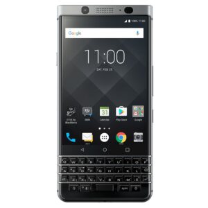 blackberry keyone smartphone (gsm unlocked) - 32gb - silver (renewed) (not for at&t)