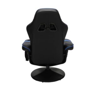 RESPAWN 900 Gaming Recliner - Video Games Console Recliner Chair, Computer Recliner, Adjustable Leg Rest and Recline, Recliner with Cupholder, Reclining Gaming Chair with Footrest - Blue