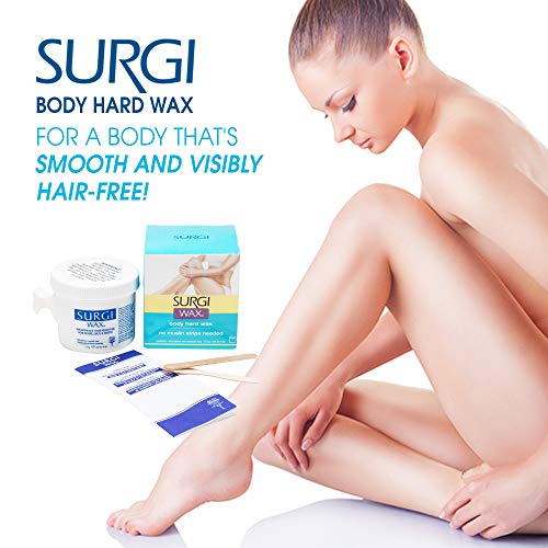 Surgi-wax Microwave Hair Removal Hard Wax for Body, 4-Ounce Boxes (Pack of 2)