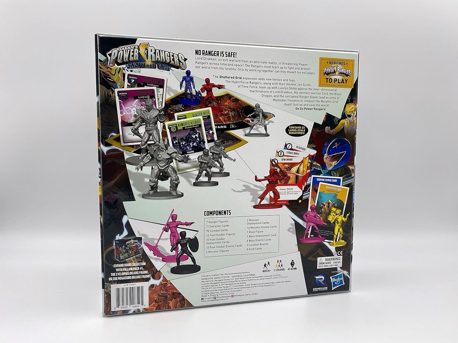 Renegade Game Studios Power Rangers: Heroes of The Grid Shattered Grid Expansion