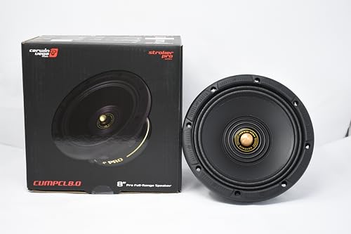 CERWIN-VEGA! 8" Stroker Pro Series Midrange 200W RMS Speakers - The Ultimate 4-Ohm Component Speakers Set for Your Car Audio System, Unleash Epic Sound CVMPCL8.0