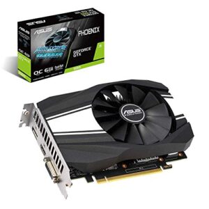 asus geforce gtx 1660 overclocked 6gb phoenix fan edition hdmi dp dvi graphics card (ph-gtx1660-o6g)