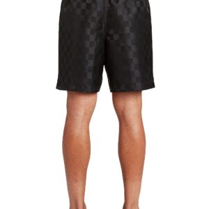 Umbro Mens Checkered Short, Black Beauty/White, X-Large US