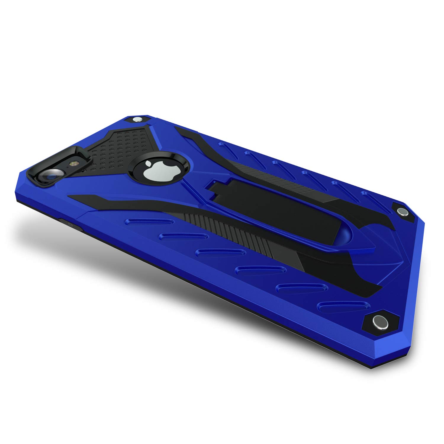 Kitoo Designed for iPhone SE 2022 | Designed for iPhone 7/8 Case | Designed for iPhone SE 2020 Cases with Kickstand, Military Grade 12ft. Drop Tested - Blue