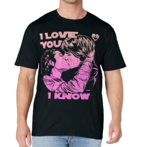 Star Wars Han Leia THE KISS "I Love You. - I Know.." T-Shirt T-Shirt