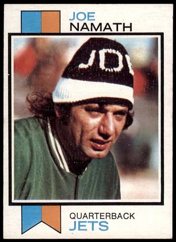 1973 Topps Regular (Football) card#400 Joe Namath of the New York Jets Grade very good/excellent