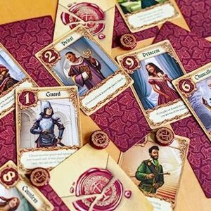 Love Letter Card Game - Renaissance Strategy Deduction Game for Ages 10+, 2-6 Players, 20 Min Playtime by Z-Man Games