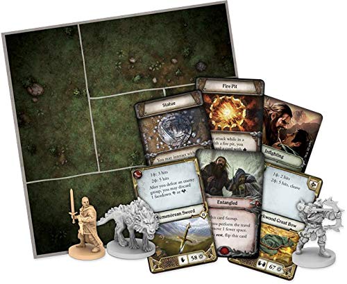 The Lord of the Rings Journeys in Middle-earth Board Game/ Strategy Game/ Adventure Game for Adults and Teens | Ages 14+ | 1-5 Players | Avg. Playtime 60+ Mins | Made by Fantasy Flight Games