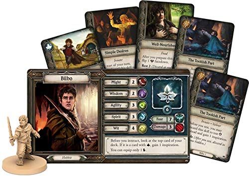 The Lord of the Rings Journeys in Middle-earth Board Game/ Strategy Game/ Adventure Game for Adults and Teens | Ages 14+ | 1-5 Players | Avg. Playtime 60+ Mins | Made by Fantasy Flight Games