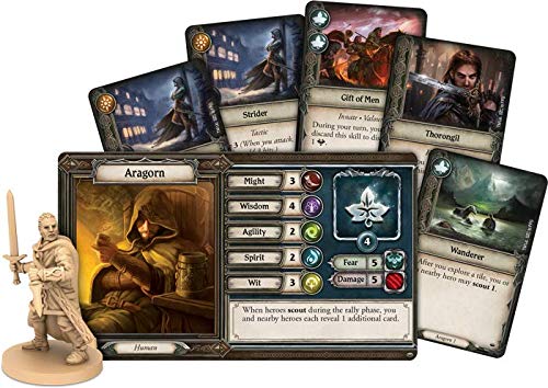 The Lord of the Rings Journeys in Middle-earth Board Game/ Strategy Game/ Adventure Game for Adults and Teens | Ages 14+ | 1-5 Players | Avg. Playtime 60+ Mins | Made by Fantasy Flight Games