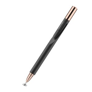 adonit pro 4 (black) luxury capacitive stylus pen, high sensitivity fine point and precision,stylus for ipad, air, mini, android, iphone, surface, other touch screens, compatible for all touchscreens