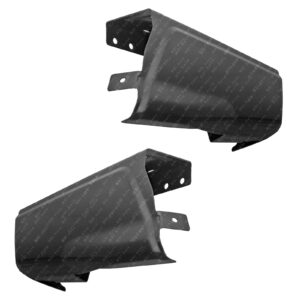 MBI AUTO - Primered Steel, Left & Right Rear Bumper Ends (2 Piece Set) for 2015-2020 Ford F150 Pickup 15-20, FO1102382