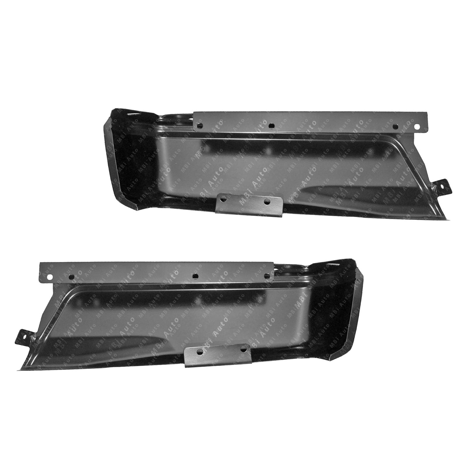 MBI AUTO - Primered Steel, Left & Right Rear Bumper Ends (2 Piece Set) for 2015-2020 Ford F150 Pickup 15-20, FO1102382