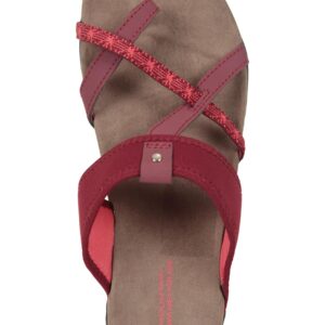 Mountain Warehouse Marbella Womens Sandals Dark Pink Womens Shoe Size 8 US