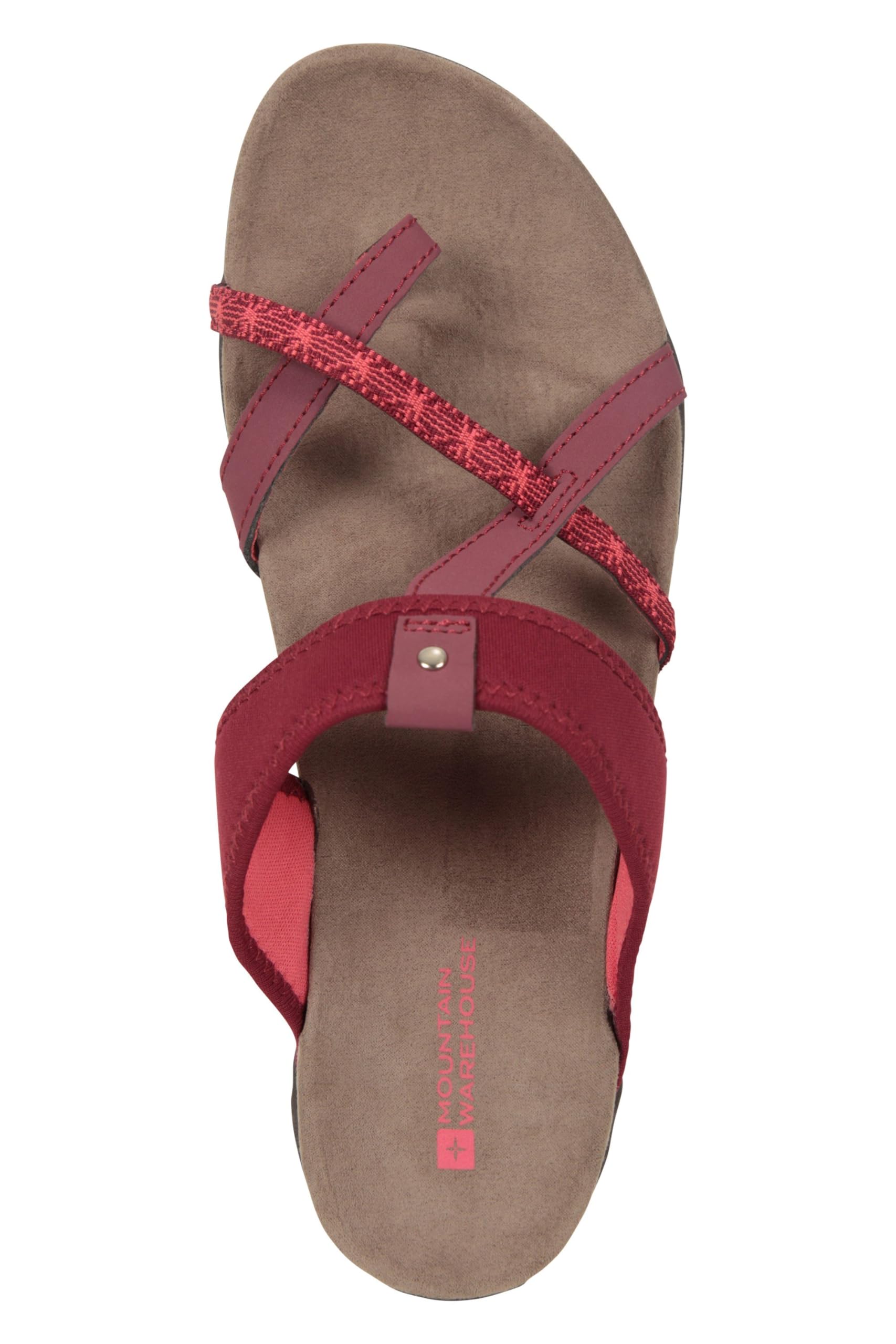 Mountain Warehouse Marbella Womens Sandals Dark Pink Womens Shoe Size 8 US