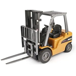 1/50 Scale Diecast Forklift Truck Toys, High Detail Metal Construction Vehicles Model Toy for Kids (Forklift)