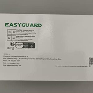 EASYGUARD EM211 2 Way Motorcycle Alarm System with Remote Start Starter Shock Sensor tilt Motion Sensor DC12V LCD Display