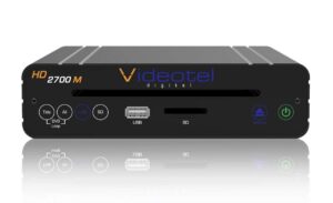 videotel digital industrial grade looping dvd and digital signage media player all in one unit. dvd, usb & sd. 24/7 continuous looping play, auto powers on, auto plays, auto repeats - hd2700 m +