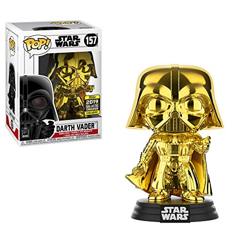 Funko Pop! Star Wars - Darth Vader (Gold Chrome) Galactic Convention Amazon Exclusive