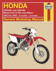 haynes manuals manual hon crf250/450 02 06 m2630 new