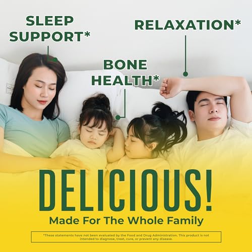 Nighttime Liquid Multimineral Sleep Supplement | Sugar Free | Calm Magnesium Citrate Sleep | NO Melatonin | Calcium Magnesium Zinc | Available in 4 Flavors | Vegan | Gluten Free | 32 Servings