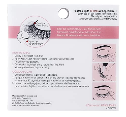 Kiss Lash Couture Naked Drama Tulle (Pack of 6)