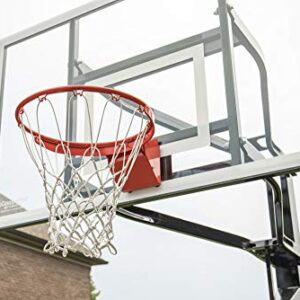 Goalsetter All-American In Ground Adjustable Basketball System with 60-Inch Acrylic Backboard and Single Static Rim, Black (SS45560A1)