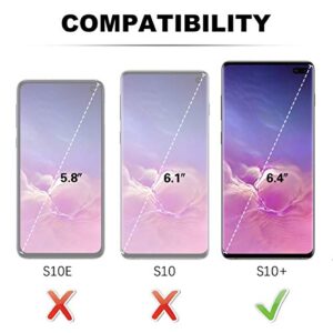 Coolden Case for Galaxy S10 Plus Cases Protective Glitter Case for Women Girls Cute Bling Sparkle Quicksand Heavy Duty Cover Hard Shell Shockproof TPU Case for Samsung Galaxy S10 Plus, Rose Gold