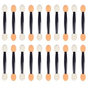 luxxii (20 pack) eyeshadow applicator brush sponge tipped makeup tool dual sides eyeshadow applicator brush comestic for lady women beauty