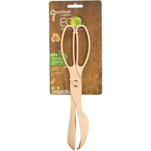 Starfrit Gourmet ECO 2-in-1 Salad Scissor, 11 in, Tan