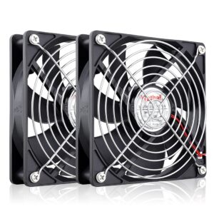 wathai 120mm x 25mm 12v computer case cooling fan 12 volt 2pin high high performance dc fan 2 pack