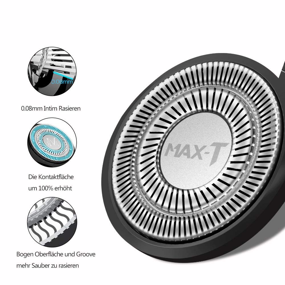 MAX-T Replacement Shaver Head - 100% Original Mens Rotary Shaver Replacement Head