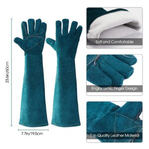 AOWPFVV Animal Handling Gloves Bite Proof Multipurpose Pet Glove for Trips to Vet Grooming Puncture Proof Training Anti-Bite Scratch for Cat Dog Snake Falcon Grabbing Reptile