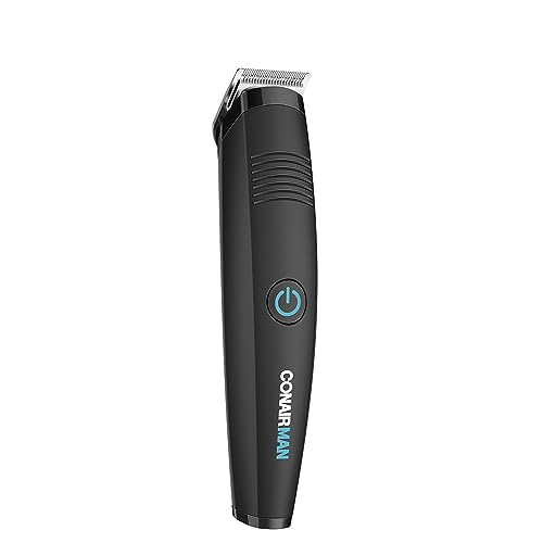 ConairMAN All-in-One Beard Trimmer for Men, for Face, Nose and Ear Hair Trimmer, Perfect for Travel, 7 piece Men's Grooming Kit, Lithium Battery-Powered