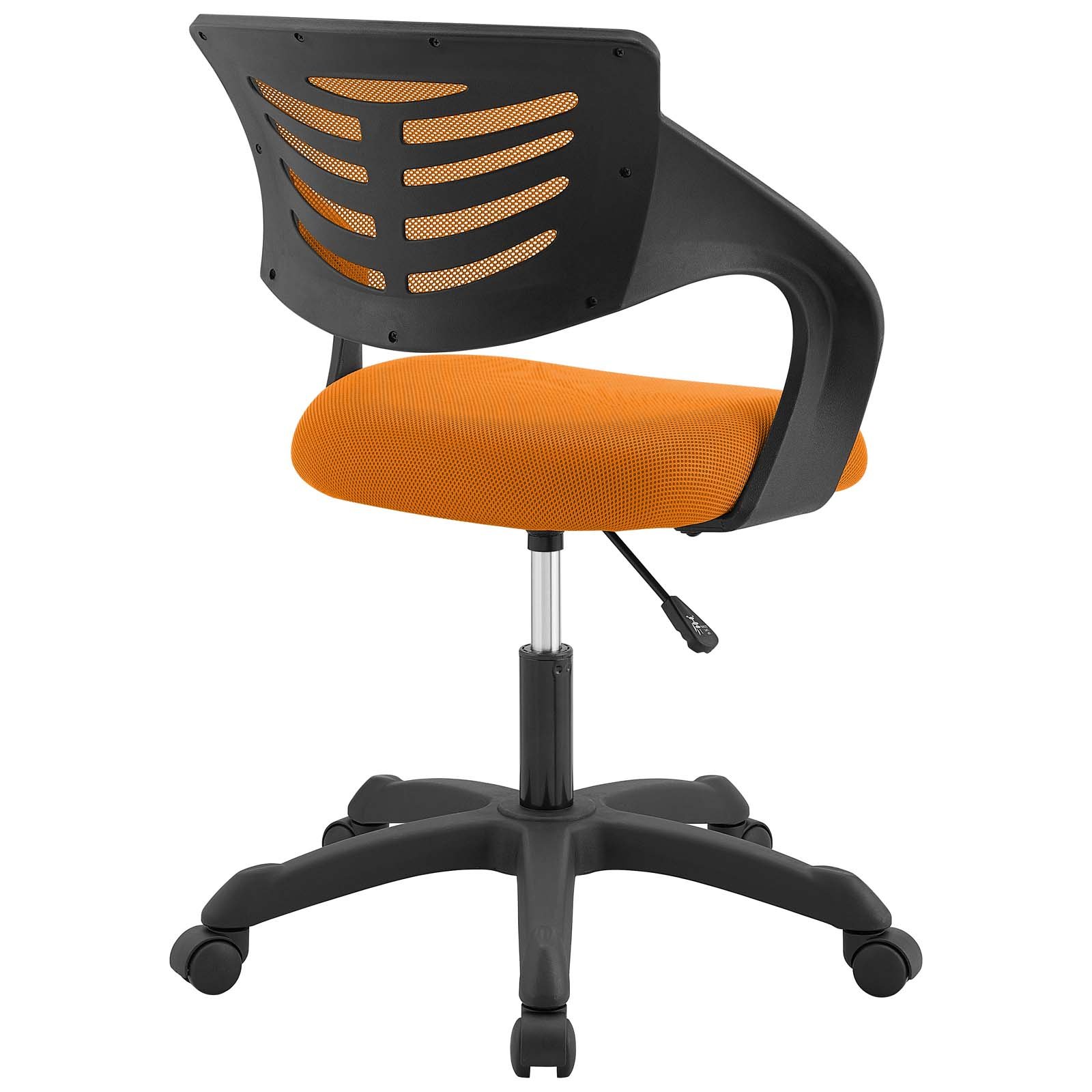 America Luxury - Chairs Modern Contemporary Urban Design Home Business Office Furniture Work Desk Chair, Fabric, Orange