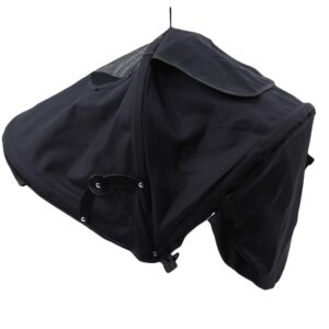 Firecolor Summer Baby Stroller Sunshield Shade Protection Hoods Canopy Stroller Accessories Baby Stroller Sun Visor Carriage,Can Sit - Black