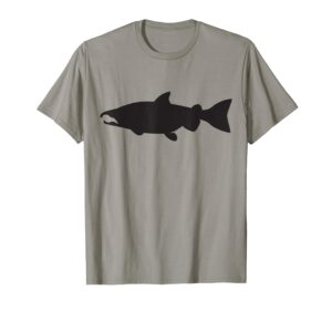 coho salmon t-shirt fishing tee for men and women