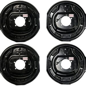 eCustomhitch Four 12"x2" Electric Brake Trailer Self Adjusting Backing Plates 2 Left 2 Right