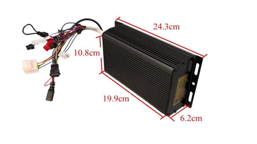 NBPOWER TFT Display 48V-72v 80A 3000w Electric Bike Controller sine Wave System V2 sabovton Controller,Color Display Sets