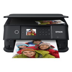 epson expression premium xp-6100 wireless color photo printer with scanner and copier, black, medium