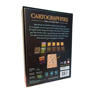 Thunderworks Games - Cartographers: A Roll Player Tale | Award-Winning Game of Fantasy Map Drawing | Strategy Board Game | Flip and Write | Family Game for 1-100 Players | 30-45 Minutes