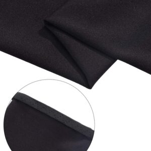 9 Pairs Unisex UV Protection Arm Cooling Sleeves Ice Silk Arm Cover for Men Women, Black