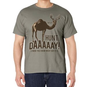 Hunt Day Camel Buck Deer Funny Hunting Humpday Shirt