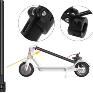 GLDYTIMES OEM Folding Pole Replacement for Xiaomi m365 Pro Electric Scooter Including Silicone Plug, Folding Slot Latch