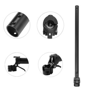 GLDYTIMES OEM Folding Pole Replacement for Xiaomi m365 Pro Electric Scooter Including Silicone Plug, Folding Slot Latch