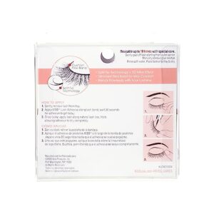 KISS Lash Couture Naked Drama False Eyelashes, Chiffon', Cushion Flexi Band, Contact Lens Friendly, Easy to Apply, Reusable Strip Lashes, Includes 1 Pair of Fake Lashes