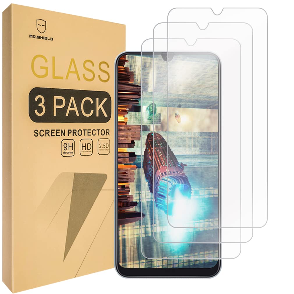 Mr.Shield [3-PACK] Designed For Samsung Galaxy A50 [Tempered Glass] Screen Protector with Lifetime Replacement