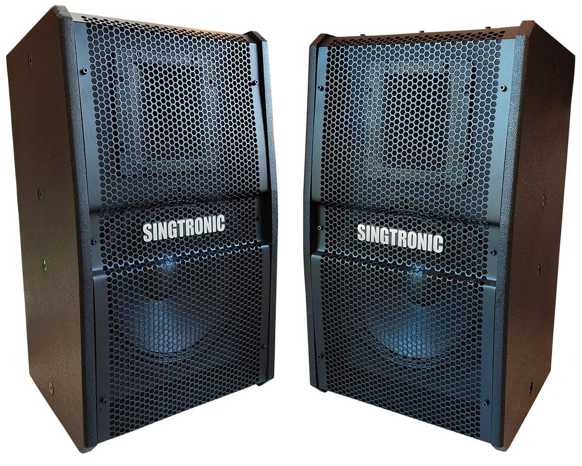 SINGTRONIC Professional 2000 WATTS Complete Karaoke System Package Free: Unlimited YouTube Songs, Built HDMI, Voice Record, Optical/Coax